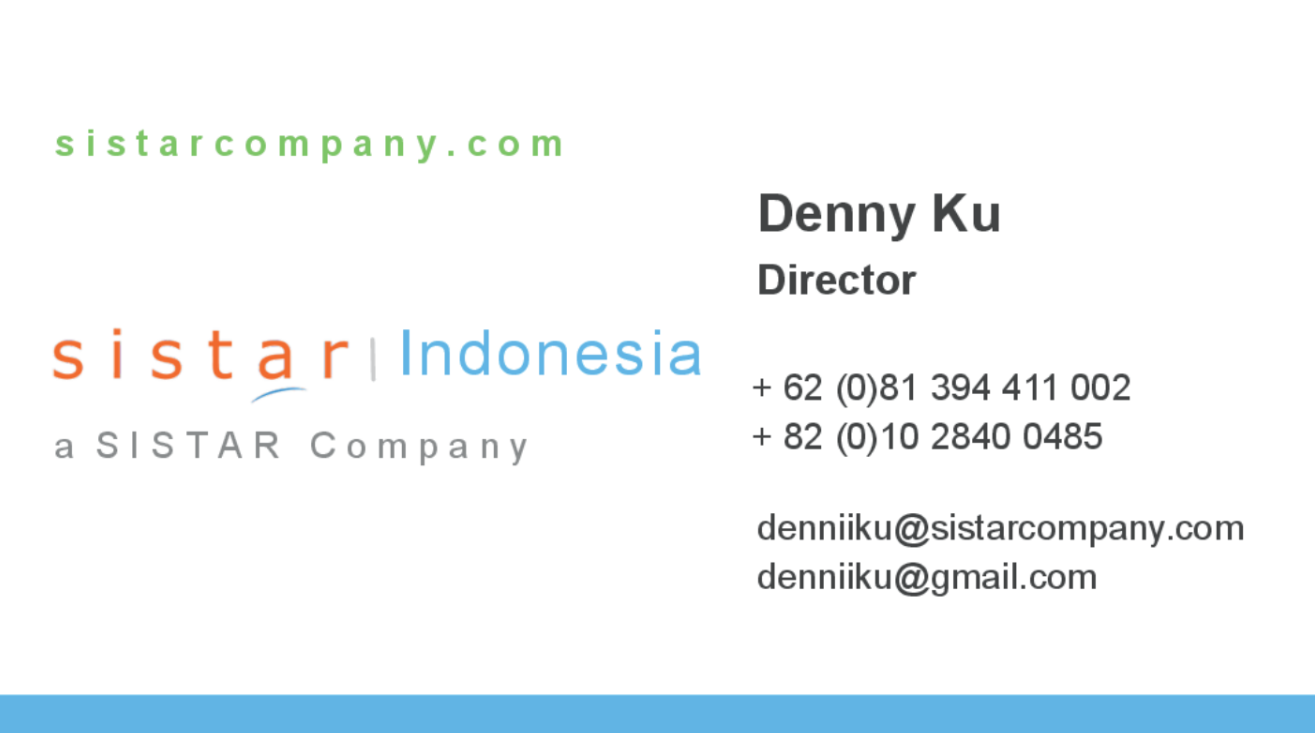 Denny Ku - Director, PT. SISTAR Indonesia